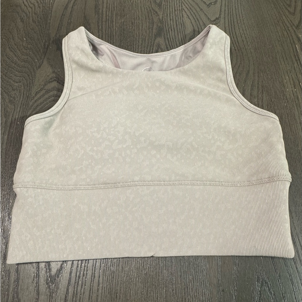 Ribbed Crop Tank Top